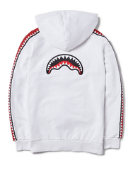 SHARKTRACK SPUCCI ZIPUP HOODIE (WHITE)
