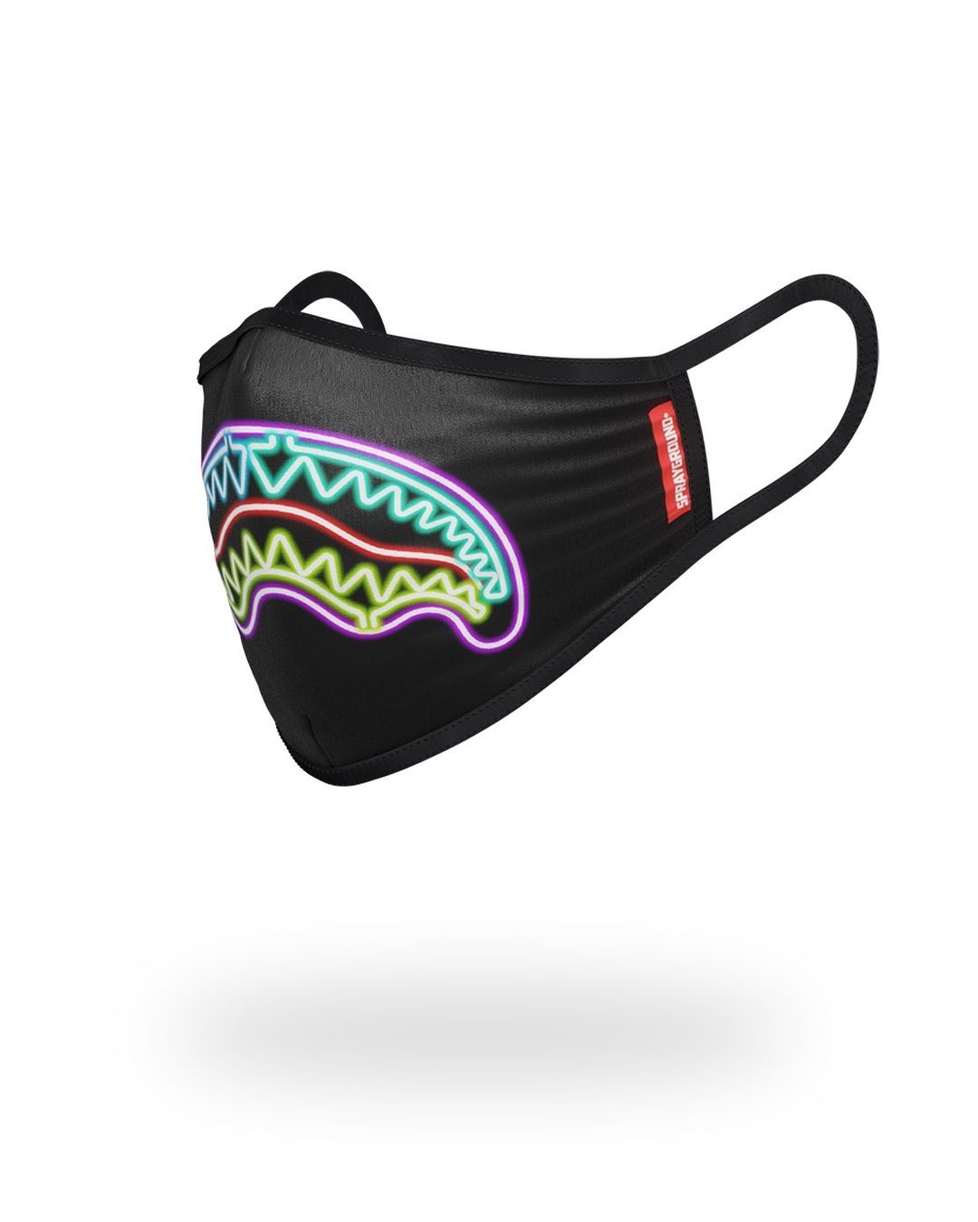 NEON SHARK FORM-FITTING MASK