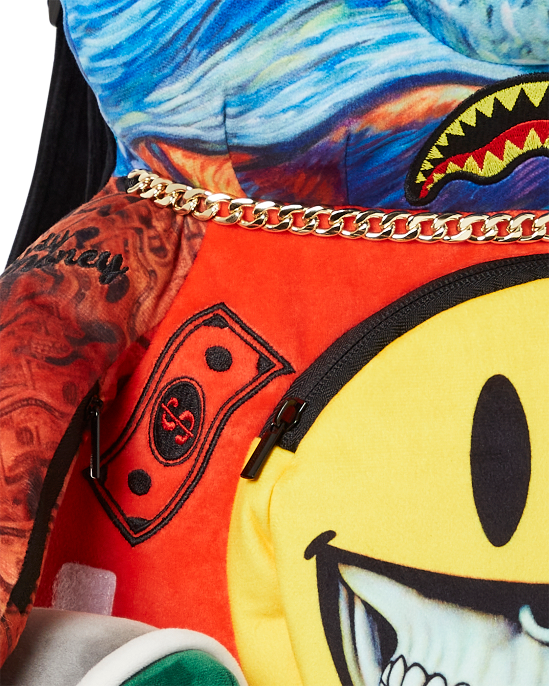 VILLAIN MONEY BEAR TEDDYBEAR RON ENGLISH EDITION BACKPACK