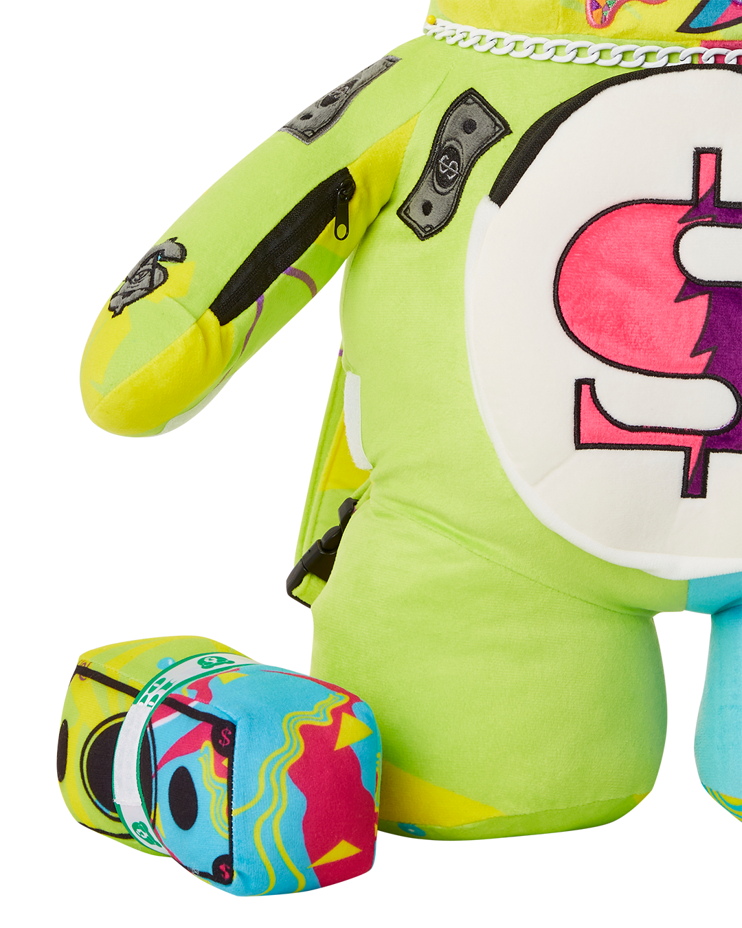 SUPER WEIRD MONEYBEAR TEDDYBEAR BACKPACK