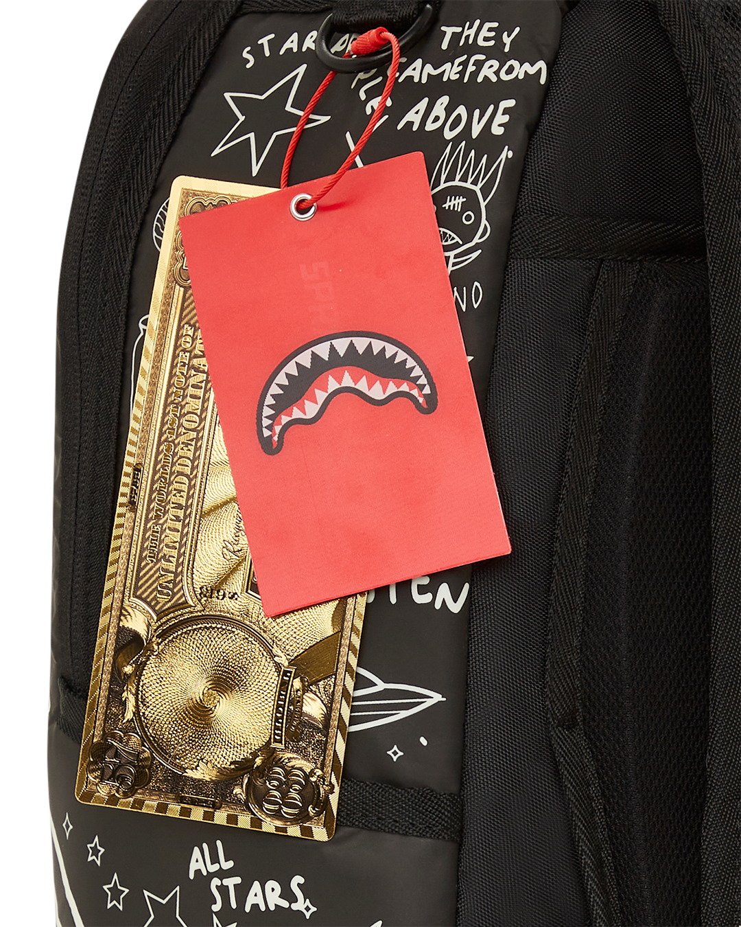 GLOW THE SPACE BACKPACK (GLOW IN THE DARK EFFECT)