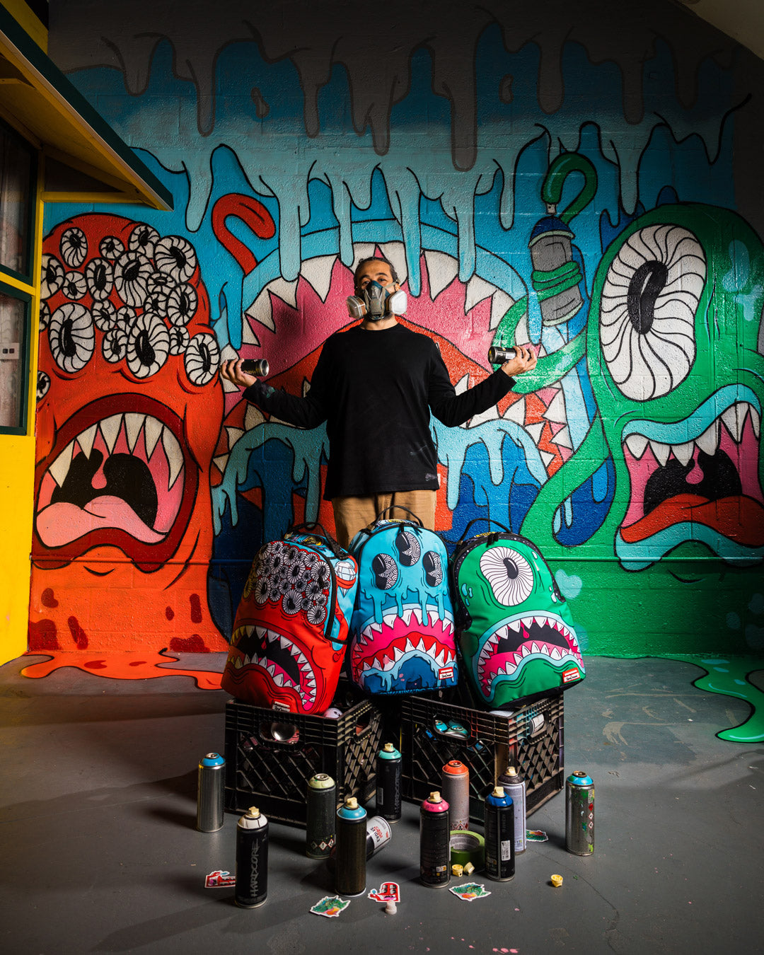 JORGE RODRIGUEZ THE ARTIST COLLAB BOB SHARK BACKPACK