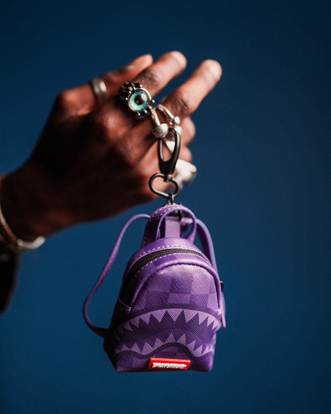 ALL SYSTEMS GO BACKPACK KEYCHAIN